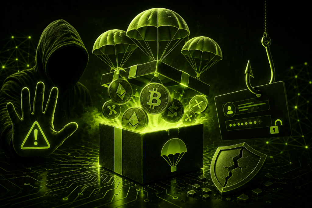 Airdrop Scams: The Fake Cryptocurrency Giveaways That Target Investors