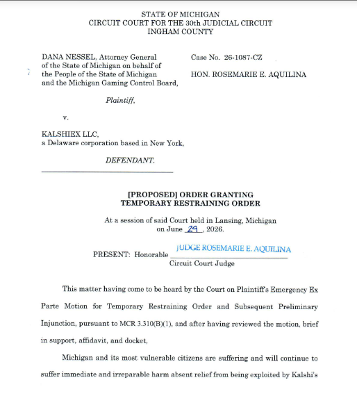 Kalshi Michigan lawsuit 
