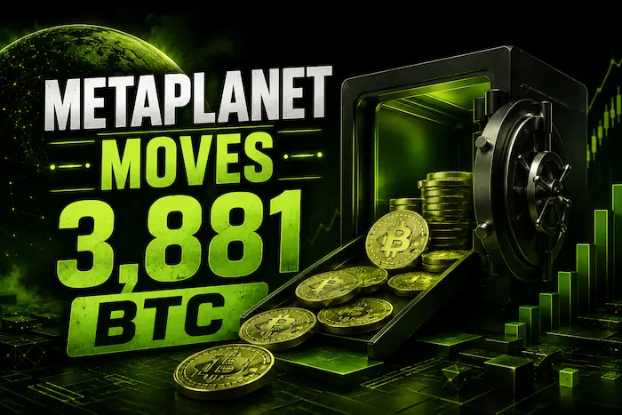 Metaplanet Moves 3,881 BTC as Sale Speculation Rises