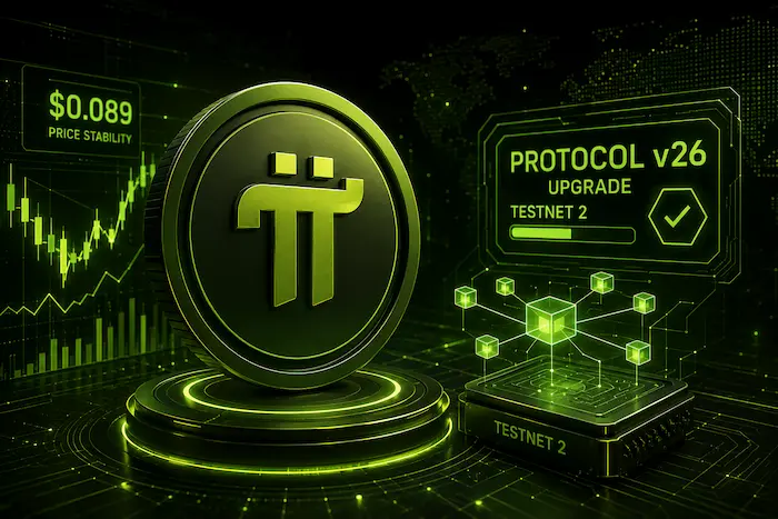 PI Price Holds Near $0.089 as Protocol v26 Upgrade Reaches Testnet 2