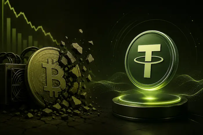Tether Bitcoin Mining Project Ends as USDT Holds Near $1