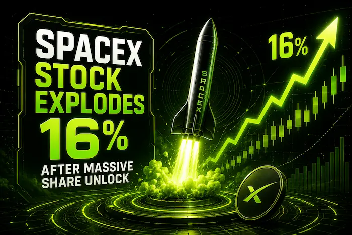 SpaceX Stock Explodes 16% After Massive Share Unlock