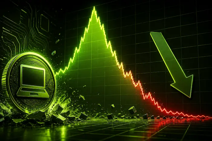 LAPTOP Token's $300 Surge Ends in a Brutal 99% Crash