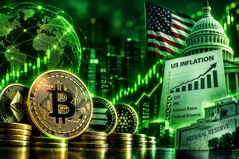 US inflation data, including CPI and PPI, and its connection to Bitcoin and cryptocurrency prices ahead of the Federal Reserve meeting.